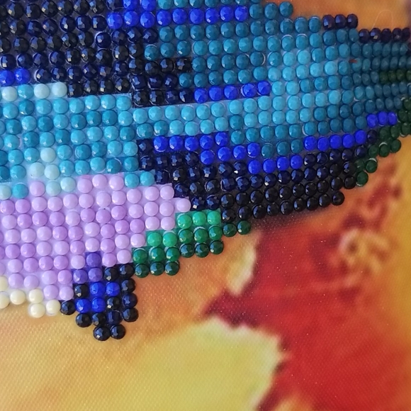 Exquisite Jeweled Hummingbird 3D Pillow nwot - Picture 2 of 4